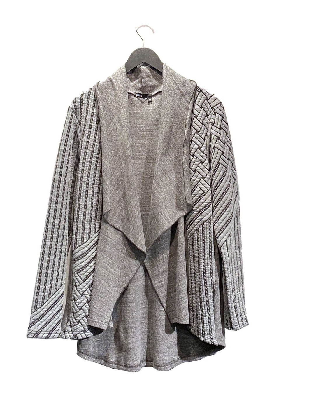 Textured Sweater/Jacket Grey
