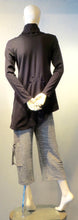 Load image into Gallery viewer, Zip Tunic-Black