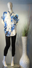 Load image into Gallery viewer, Side Drape Blouse Watercolor