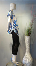 Load image into Gallery viewer, Side Drape Blouse Watercolor