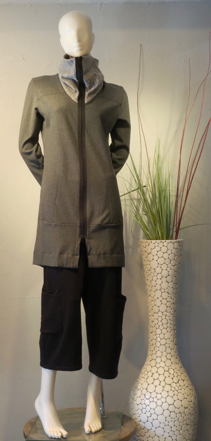 Zip Jacket- 2 Tone