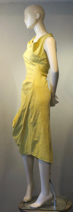Lemon Swoop Dress