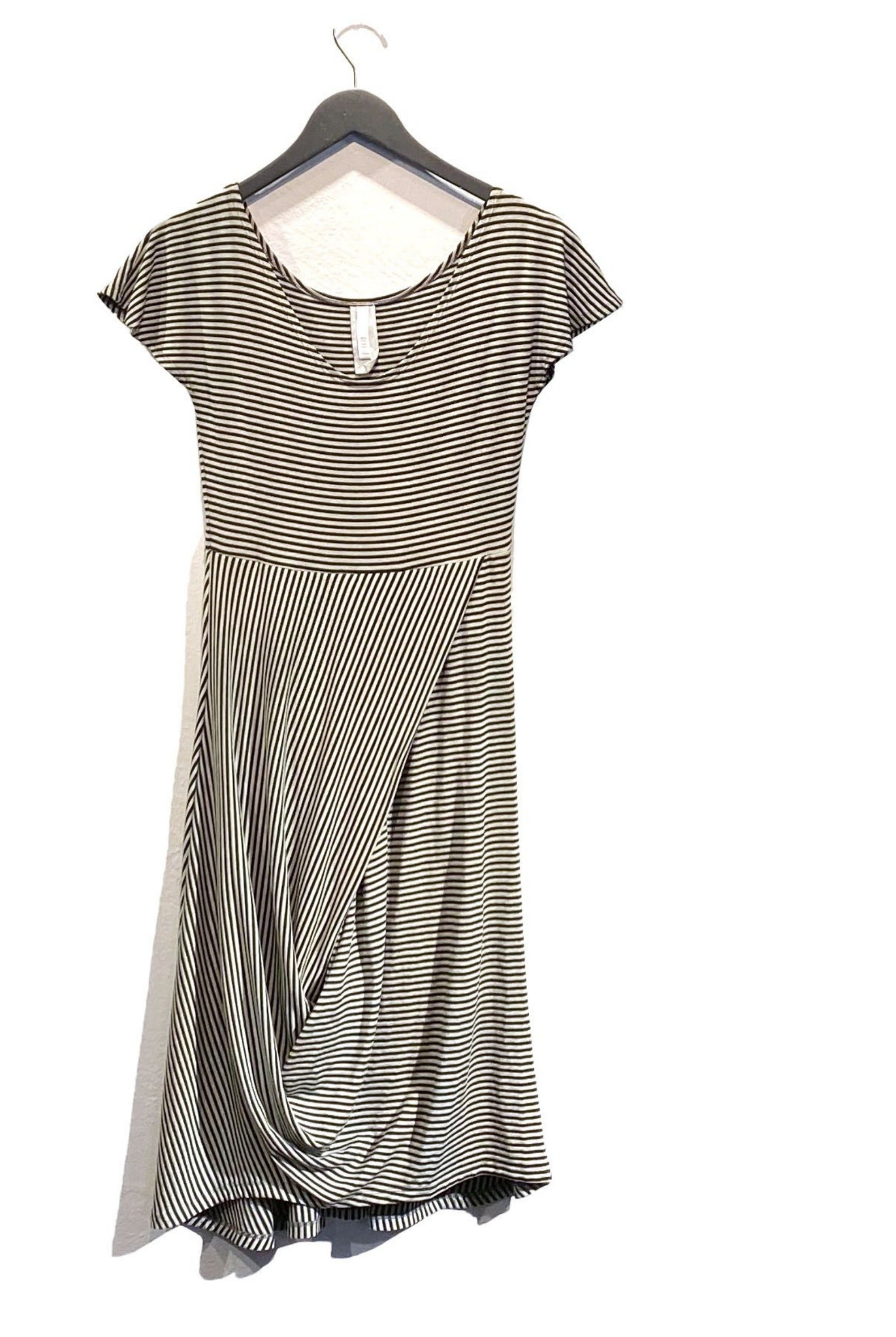 Striped Drape Dress – gr.dano