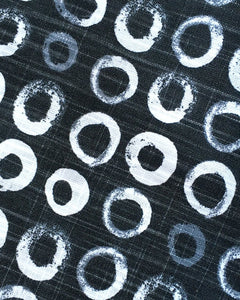 Reusable Mask - Blk/White Circles  (2-Pack)