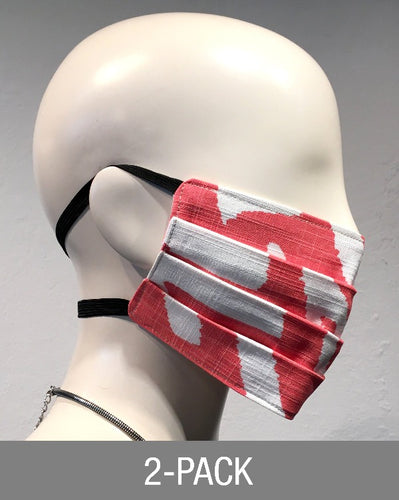 Reusable Mask - Coral Print (2-Pack)