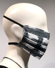 Load image into Gallery viewer, Reusable Mask - Grey Watercolor Plaid  (2-Pack)