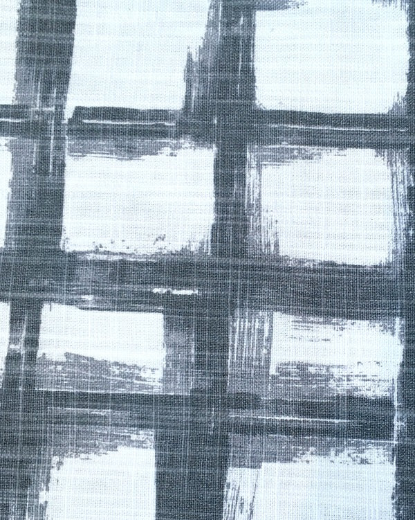 Reusable Mask - Grey Watercolor Plaid  (2-Pack)