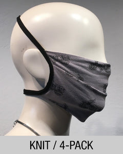 Reusable Mask - KNIT - Moto  (4-Pack)
