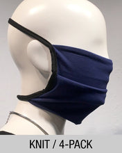 Load image into Gallery viewer, Reusable Mask - KNIT - Royal Blue  (4-Pack)