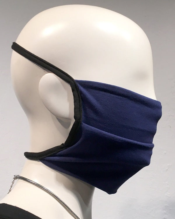 Reusable Mask - KNIT - Royal Blue  (4-Pack)
