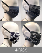 Reusable Mask - Mixed Styles "D" (4-Pack)