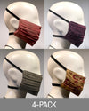 Reusable Mask - Mixed Fall Organics"  (4-Pack)
