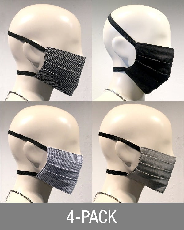 Reusable Mask - Mixed  "The Professional"  (4-Pack)