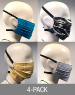 Reusable Mask - Mixed "Color Splash"  (4-Pack)