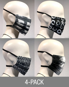 Reusable Mask - Mixed NOIR "B"  (4-Pack)
