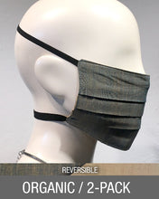 Load image into Gallery viewer, Reusable Mask - ORGANIC - Mineral (2-Pack)